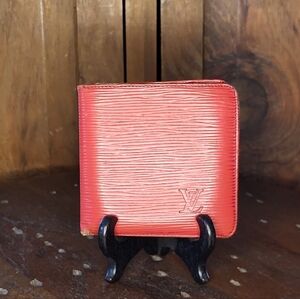 Louis Vuitton Coral Epi Leather Wallet